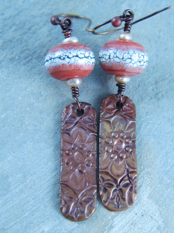Coral Blossoms Earrings 4