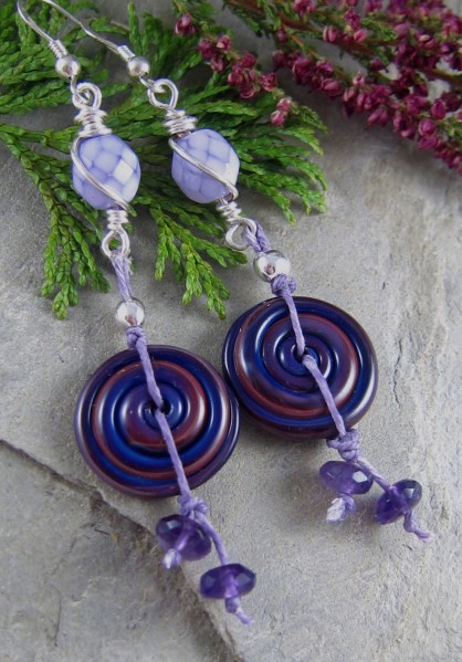 Handmade earrings by Linda Landig Jewelry